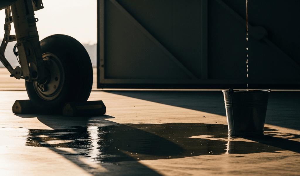 What to Do When Your Hangar Has a Water Leak