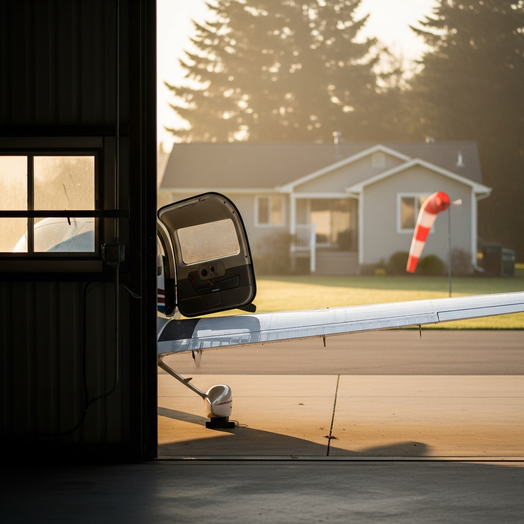 Hangar Homes and Fly-In Communities — What It Actually Costs to Live at the Airport