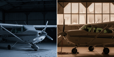 Heated Hangar vs Unheated Hangar for Small Planes