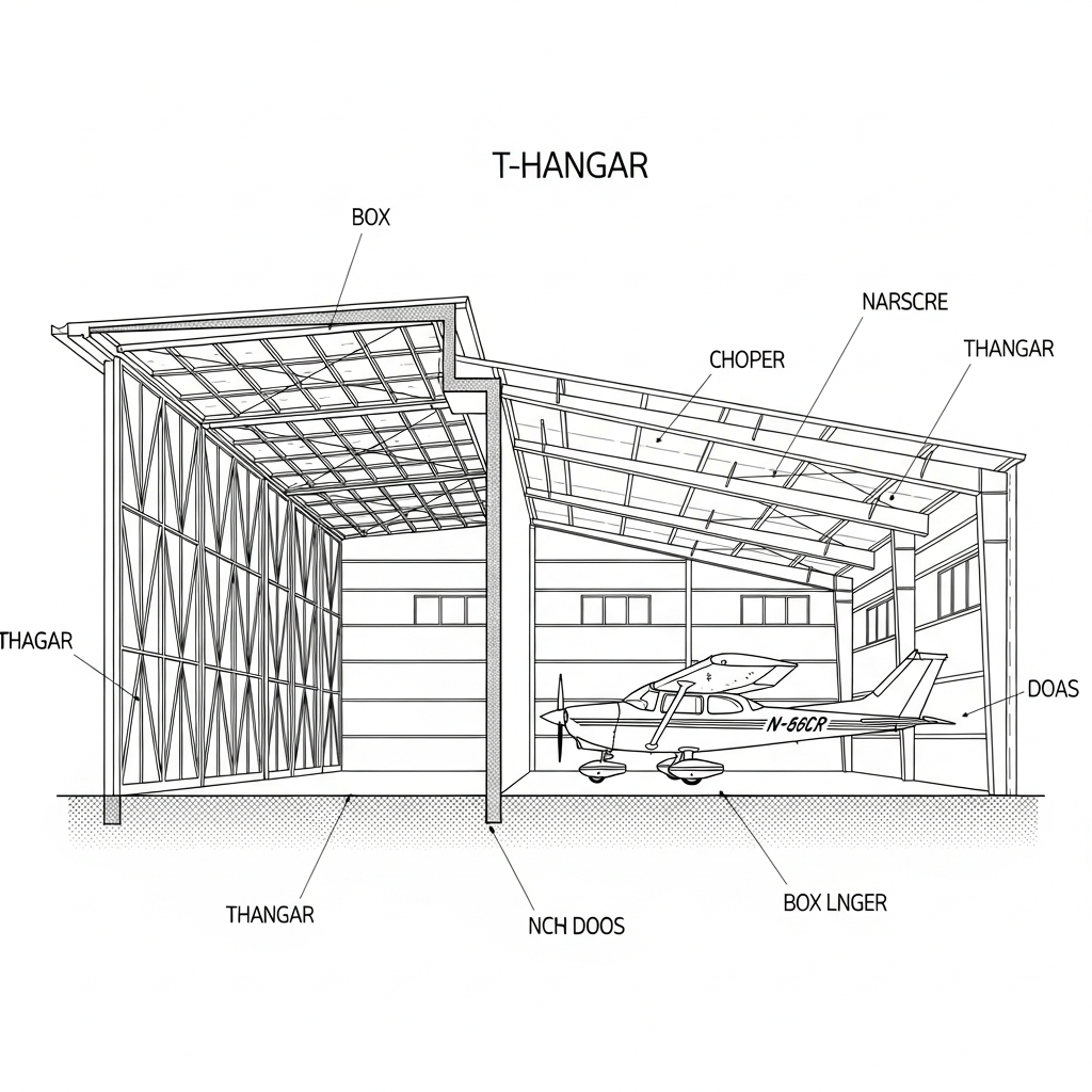 Renting a T-Hangar vs Box Hangar for Your Plane