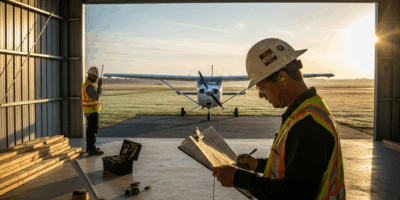 Professional photograph related to: How Much Does It Cost to Build a Small Aircraft Hangar in 2026?.