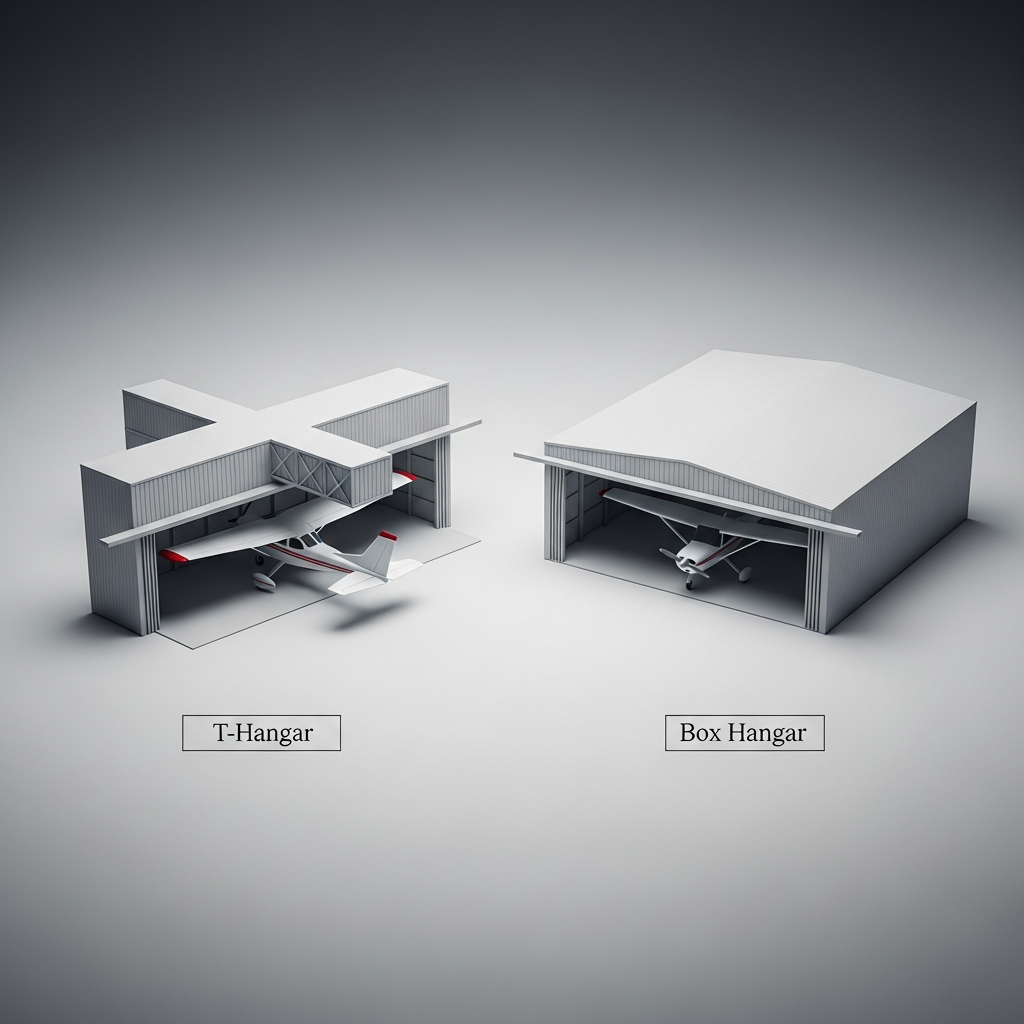 T-Hangar vs Box Hangar — Which Is Right for Your Small Plane?