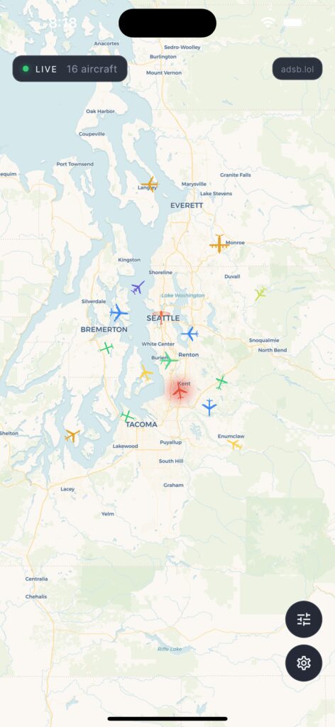 Pre-Flight Traffic Check — ADS-B Tracking From the Hangar